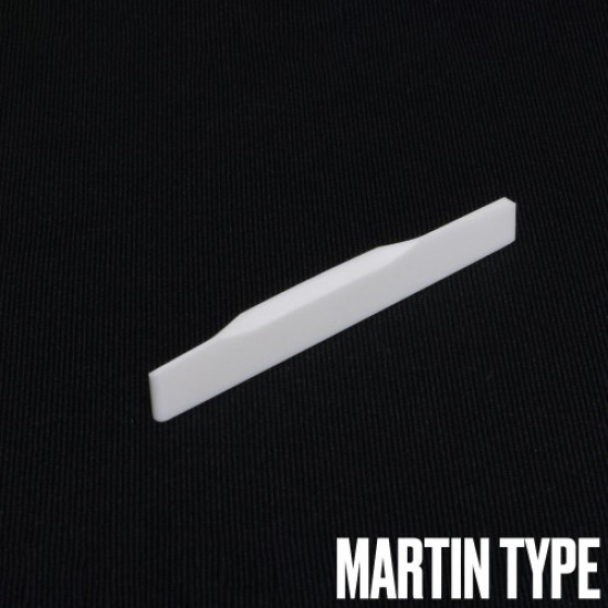 SHAPED BONE SADDLE FOR ACOUSTIC GUITARS